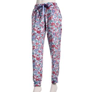 Womens Jessica Simpson Paisley Velour Pajama Bottoms alternate view