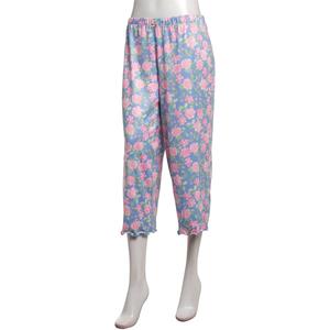 Womens Jessica Simpson Flowers Lettuce Edge Pajama Capris