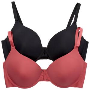 Plus Size Ava Rose 2pk. Laser Cut Push Up Bras - 503007XABV alternate view
