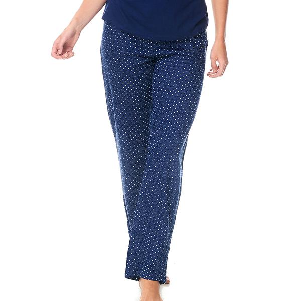 Womens IZOD(R) Polka Dot Logo Waist Pajama Pants