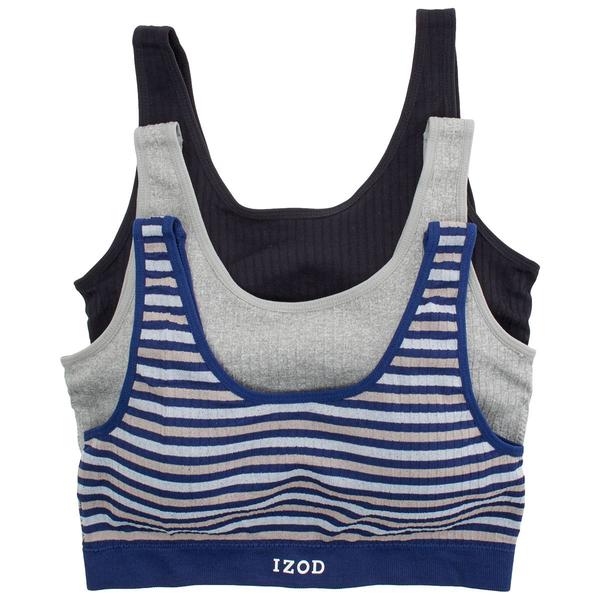 Juniors IZOD(R) 3pk. Ribbed Seamless Sports Bra - IZ70558 alternate view