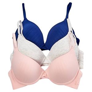 Womens IZOD(R) 3pk. Wide Double Rib Debossed Logo Bra