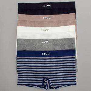 Juniors IZOD(R) 5pk. Striped Ribbed Boyshort Panties-IZ70575BV