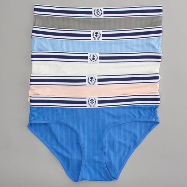 Juniors IZOD(R) 5pk. Jacquard Micro Hipster Panties - IZ72888