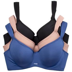Plus Size Juniors IZOD(R) 3pk. Hidden Wire Free Bras - 503054XABV