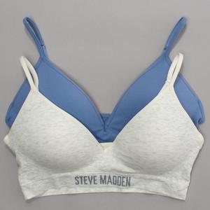 Womens Steve Madden 2pk. Wirefree Ribbed Bra - SM19751A2 alternate view