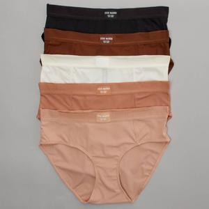 Womens Steve Madden 5pk. Micro Woven Brief Panties -SM30176A5