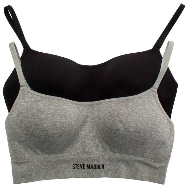 Womens Steve Madden 2pk. Molded Cup Wire-Free Bra SM58253A2
