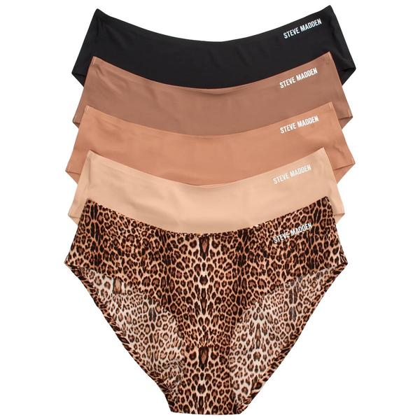 Womens Steve Madden 5pk. Laser Cut Hipster Panties SM64576D5
