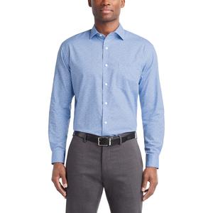 Mens Van Heusen(R) Regular Fit Wrinkle Free Dress Shirt - Denim