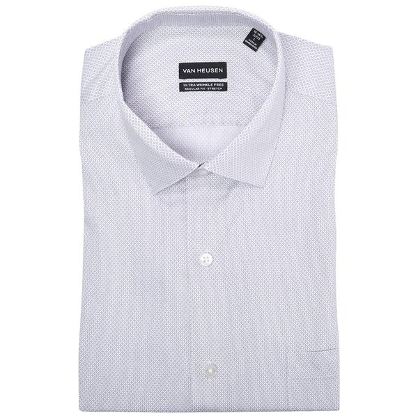 Mens Van Heusen(R) Wrinkle Free Regular Fit Dress Shirt - Pebble