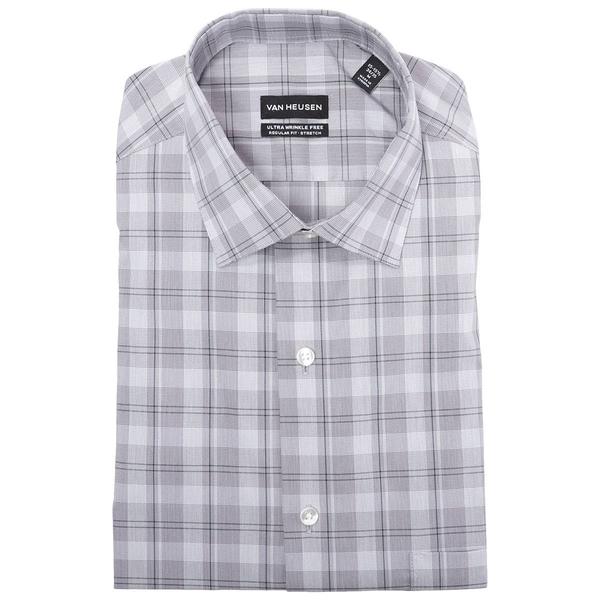 Mens Van Heusen(R) Wrinkle Free Regular Fit Dress Shirt - Mud Green
