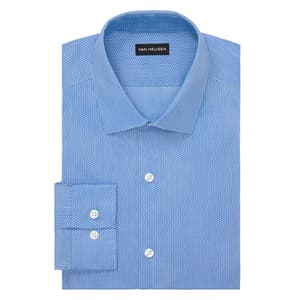 white christmas dresses Van Heusen Men's Classic-Fit Poplin Dress Shirt