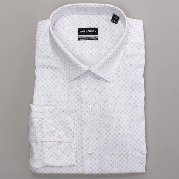 Mens Van Heusen(R) Regular Fit Stretch Dress Shirt - Peach/Blue
