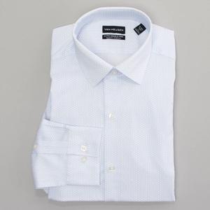 Mens Van Heusen(R) Slim Fit Wrinkle Free Dress Shirt - Sky Coral