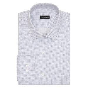 Mens Van Heusen(R) Slim Fit Stretch Dress Shirt - Taupe/Navy