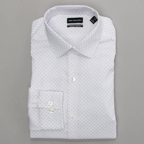 Mens Van Heusen(R) Slim Fit Ultra Wrinkle Free Dress Shirt - Peach
