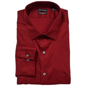 Mens Big Fit Van Heusen(R) Wrinkle Free Dress Shirt - Mulberry