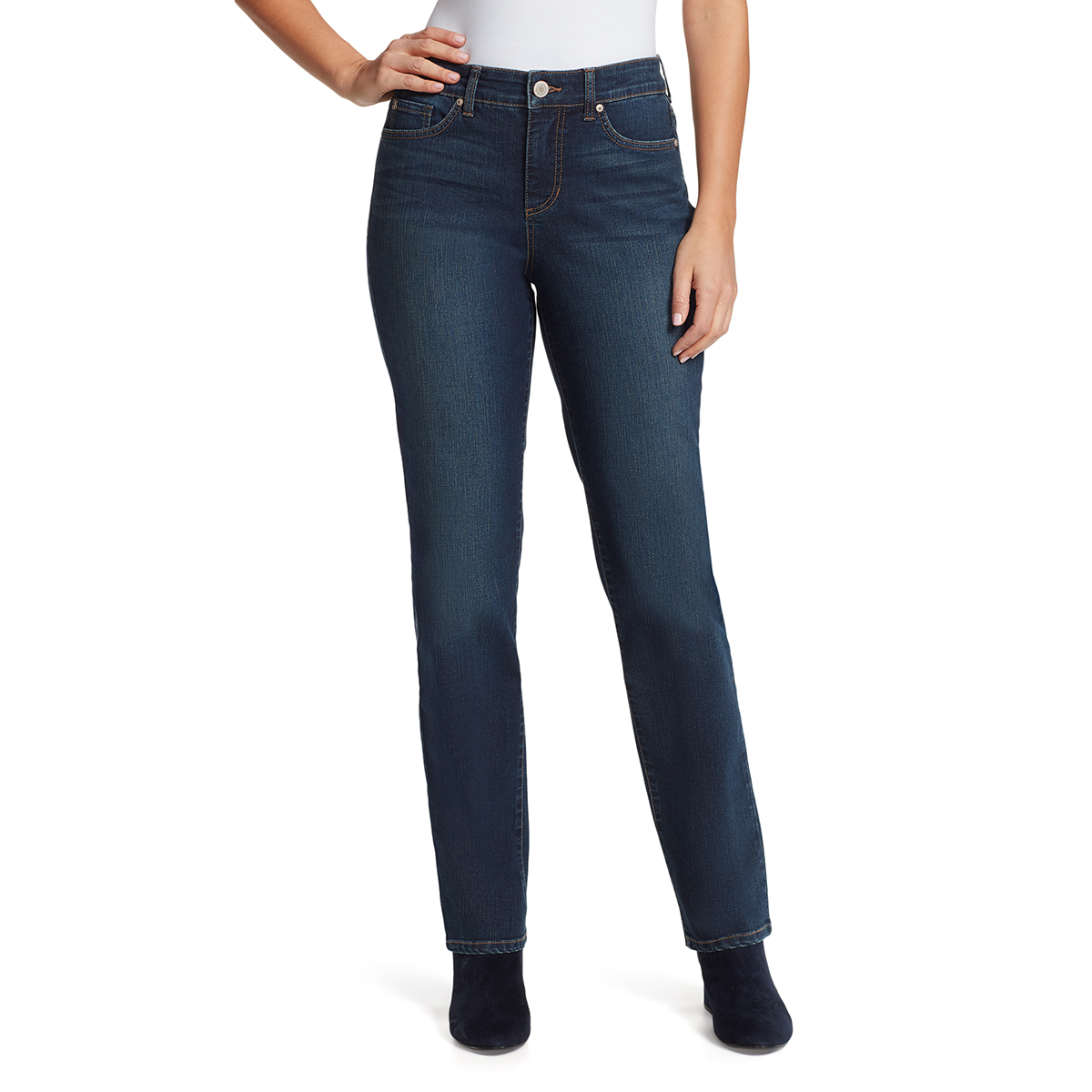 Womens Bandolino Mandie Straight Leg Jeans