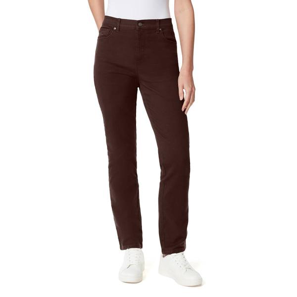 Petite Gloria Vanderbilt Amanda Solid 5-Pocket Pants - Average