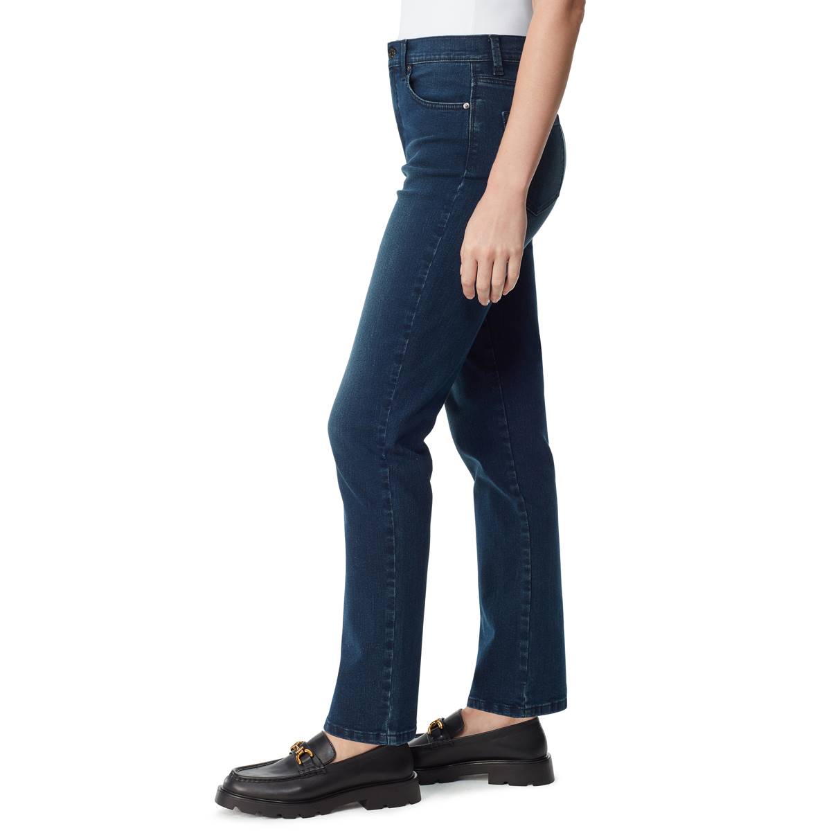 Petite Gloria Vanderbilt Amanda 5-Pocket Average Straight Jeans