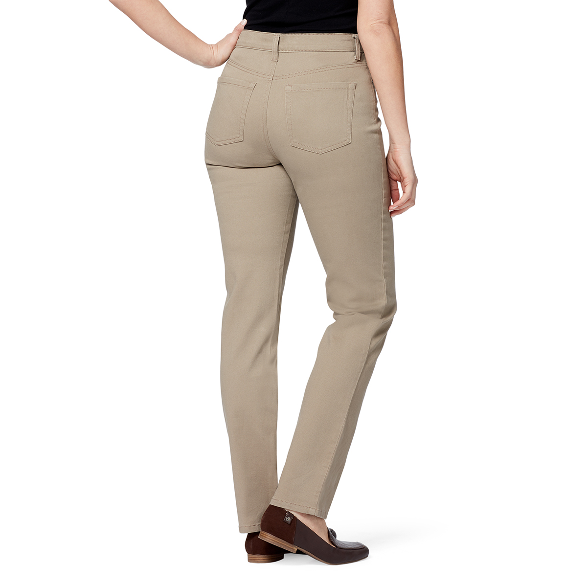 Womens Gloria Vanderbilt Amanda Classic Pants - Average