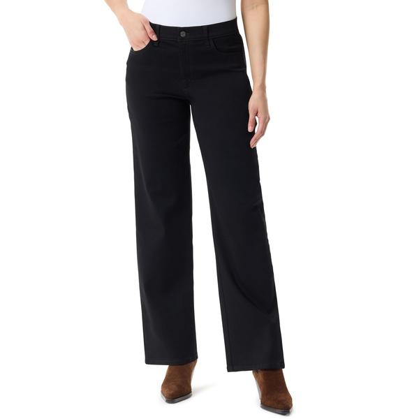 Womens Gloria Vanderbilt 5-Pocket Relaxed Wide Leg Jeans - Short