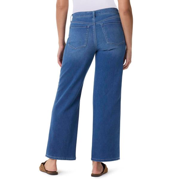 Womens Gloria Vanderbilt 5-Pocket Relaxed Wide Leg Jeans - Short alternate view