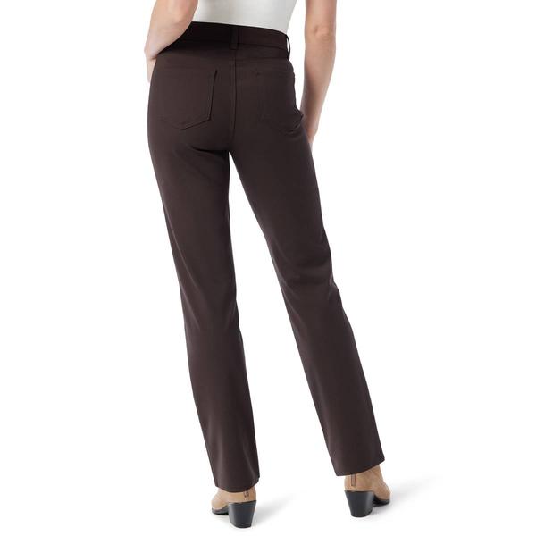 Womens Gloria Vanderbilt Amanda Solid 5-Pocket Pants - Average alternate view