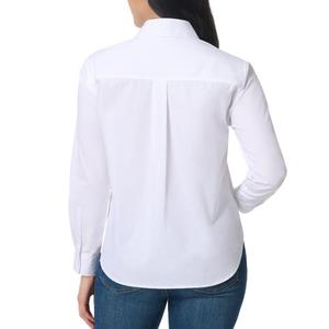 Womens Gloria Vanderbilt Livia Solid Casual Button Down alternate view