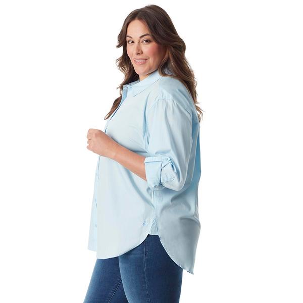 Plus Size Gloria Vanderbilt Amanda Casual Button Down alternate view