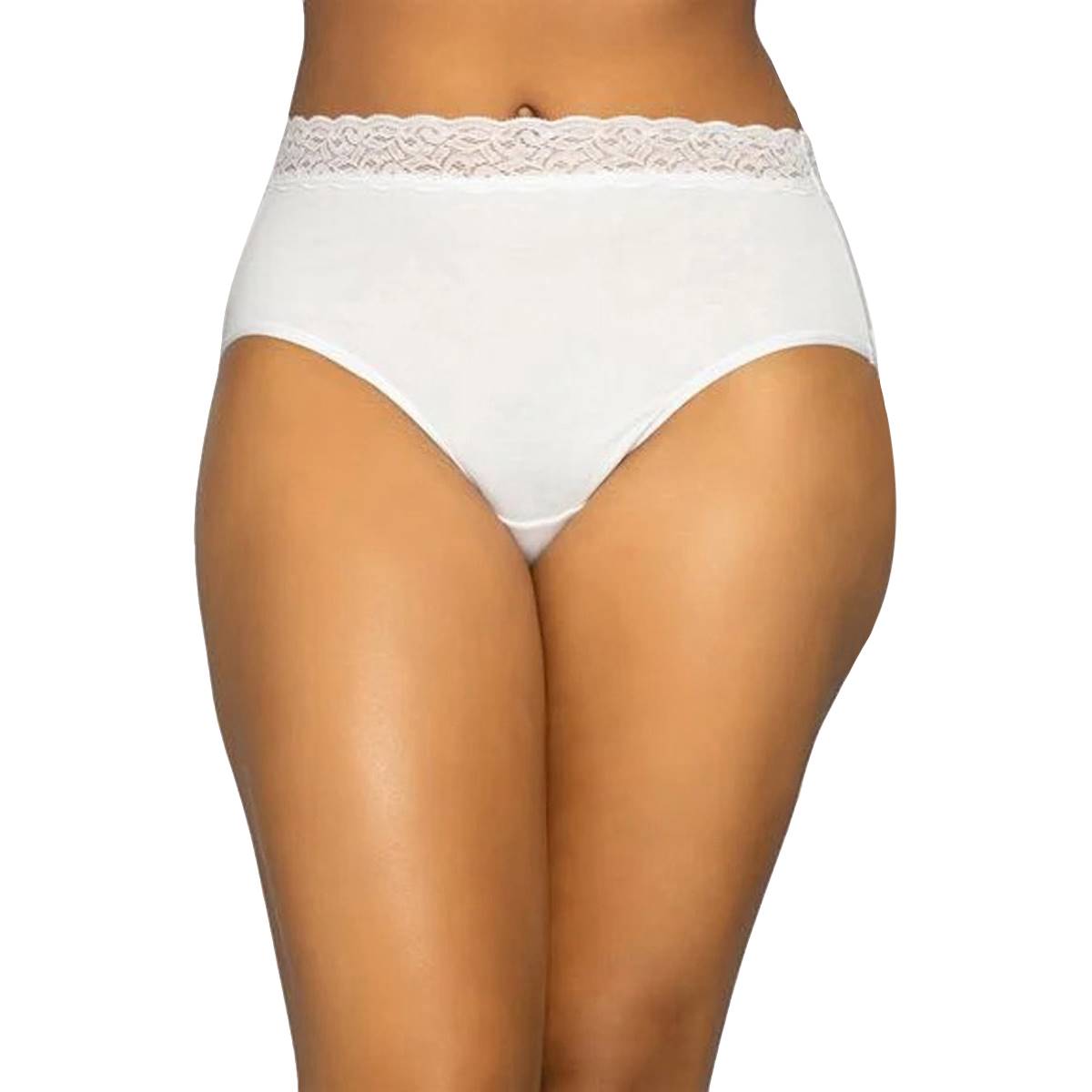 Womens Vanity Fair Flattering Lace Brief Panties 0013396