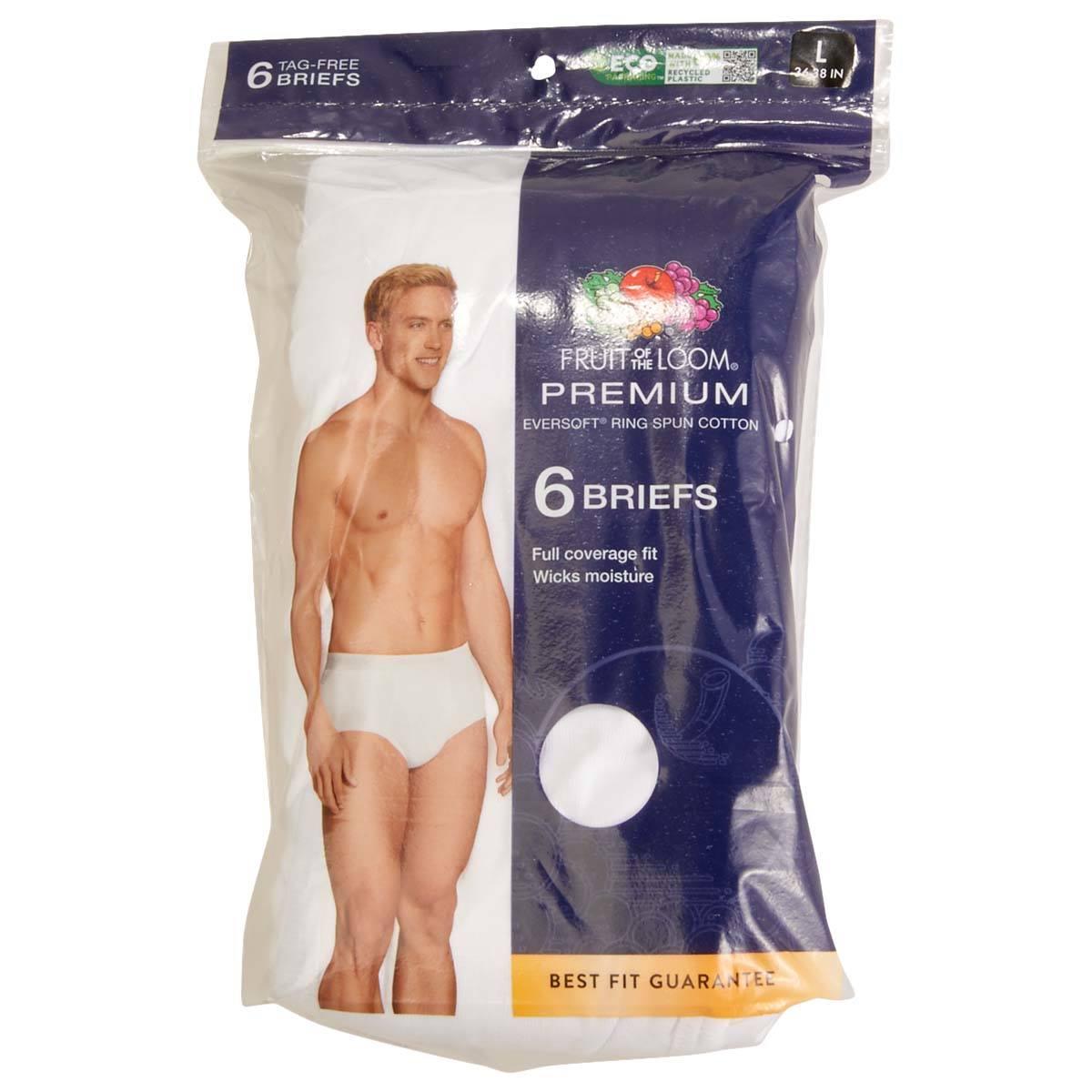 Mens Fruit Of The Loom 6pk. Briefs