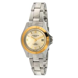 Womens TIMETECH Round Two-Tone Bracelet Watch - 3601L