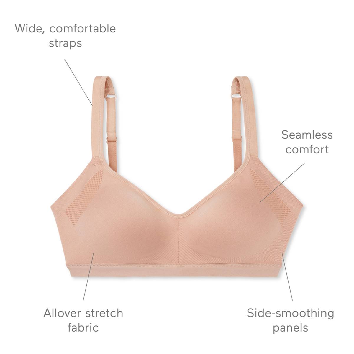 Womens Warner's Easy Does It Contour Wire-Free Bra RM3911A