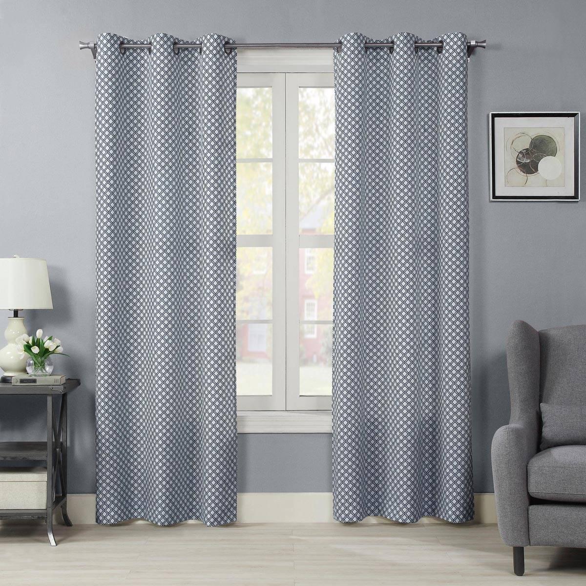Ironwork Grommet Curtain Panel