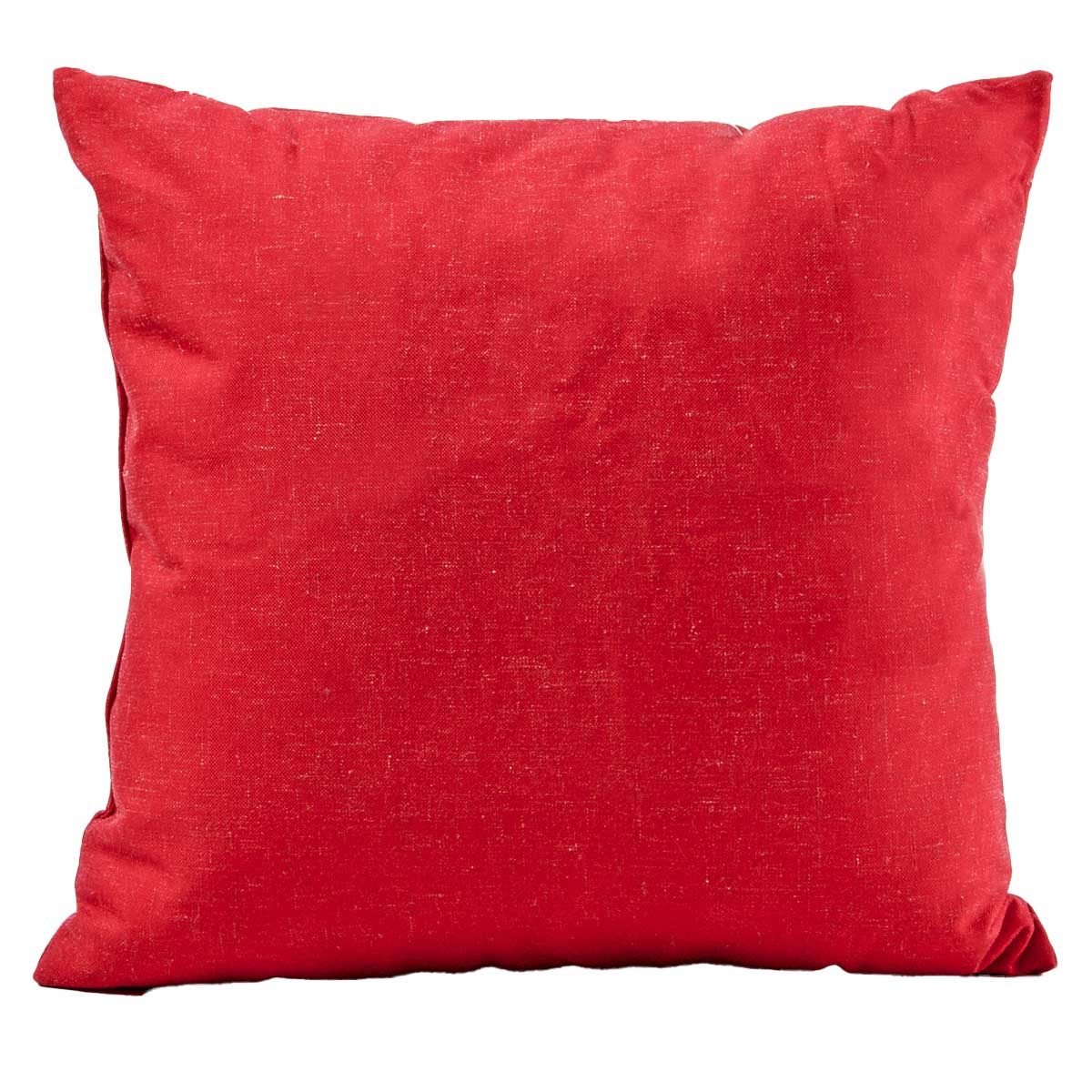 Snowflakes Red Decorative Pillow - 18x18