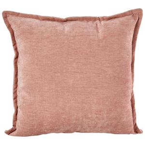 Spring Solid Chenille With Flower Decorative Pillow - 18x18