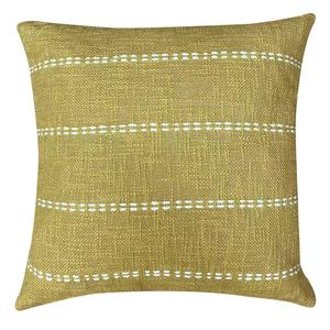 Harper Loft Melba Cotton Wheat Decorative Throw Pillow - 18x18