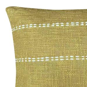 Harper Loft Melba Cotton Wheat Decorative Throw Pillow - 18x18 alternate view