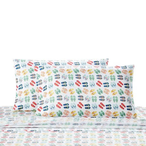 Seaside Resort Flip Flops Sheet Set