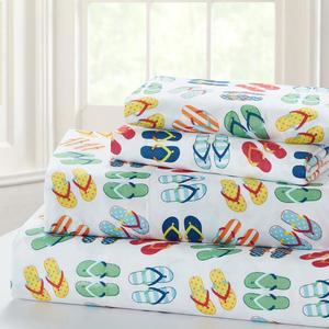 Seaside Resort Flip Flops Sheet Set alternate view