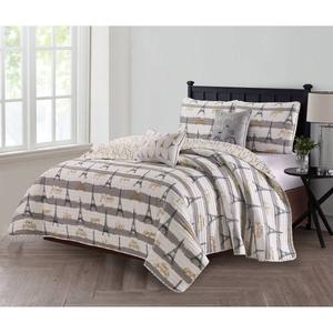 Harper Lane Bonjour Paris 5pc. Quilt Set
