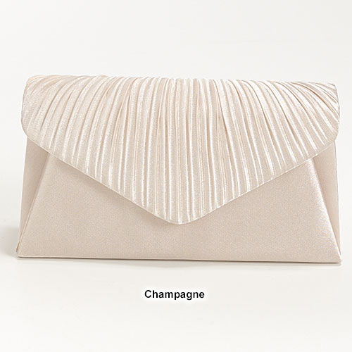 Jessica McClintock Pleated Envelope Clutch