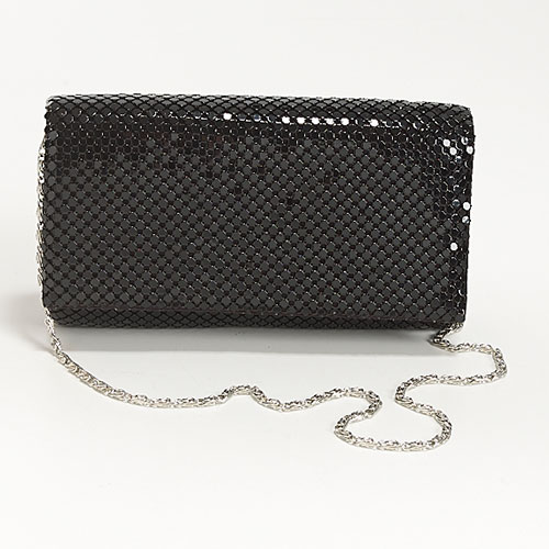 Jessica McClintock Metal Mesh Roll Bag