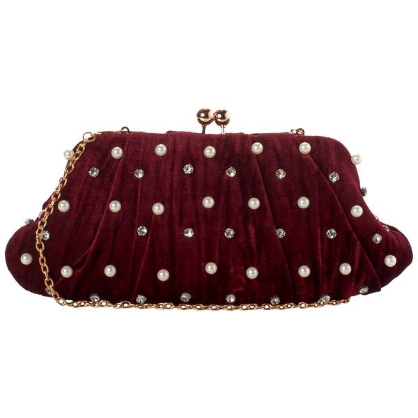 Jessica McClintock Palma Velvet Clutch