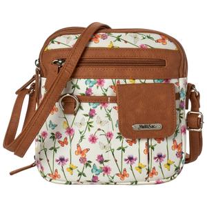 MultiSac North/South Zip Around Floral Butterfly Crossbody alternate view