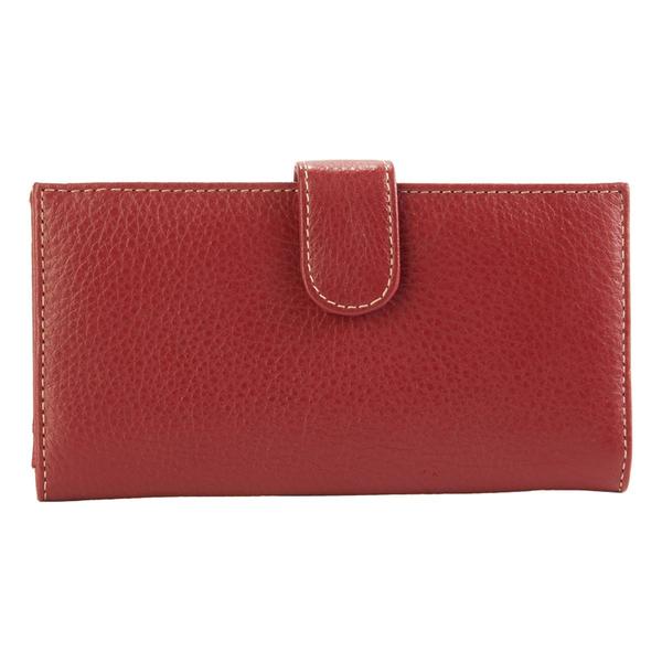 Womens Mundi Solid Slim Clutch Wallet