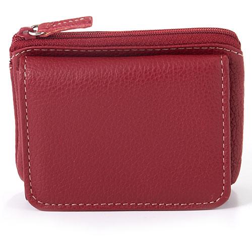 Womens Mundi Solid Leather Mini Wallet