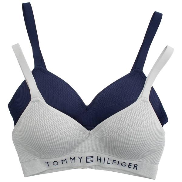 Womens Tommy Hilfiger 2pk. Seamless Wire Free Bras RLF0227